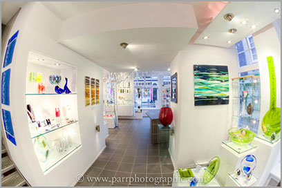 Shop interior to show the displays used on a web site 