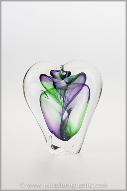 Glass ornament for a Plymouth glass shop 