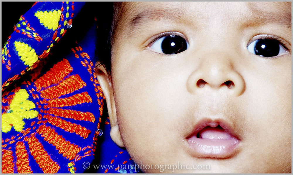 Studio Portrait of a full face 